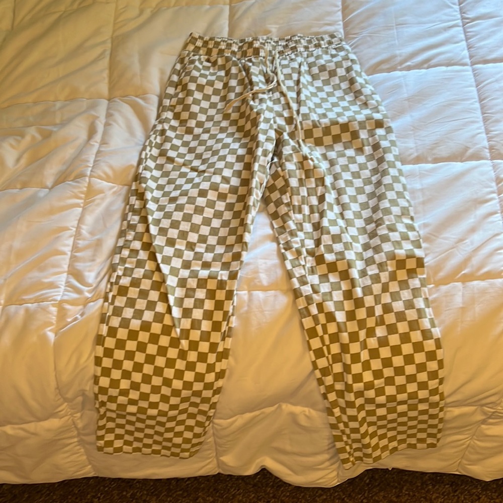Checkered Pants from Apricot Lane!